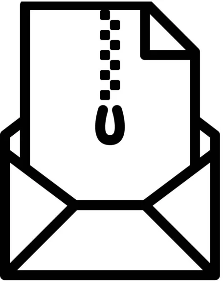 Dateisymbol Isoliert Auf Weißem Hintergrund Vektorillustration — Stockvektor