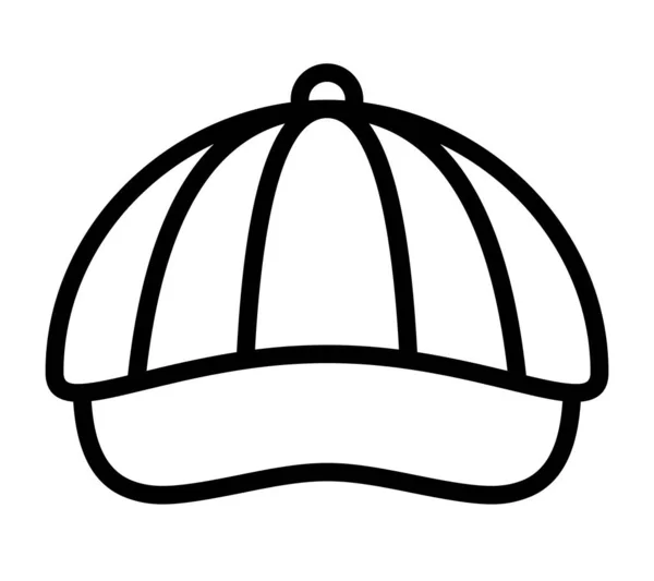 Κομψό Καπέλο Διάνυσμα Ilustration — Διανυσματικό Αρχείο