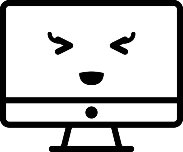 Gülümse yüz avatar emoticon vektör illüstrasyonu