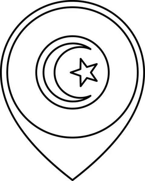Illustration Vectorielle Drapeau Tunisie — Image vectorielle