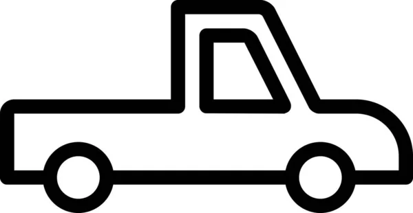 Плоский Значок Вантажівки Вектор Ілюстрація — стоковий вектор