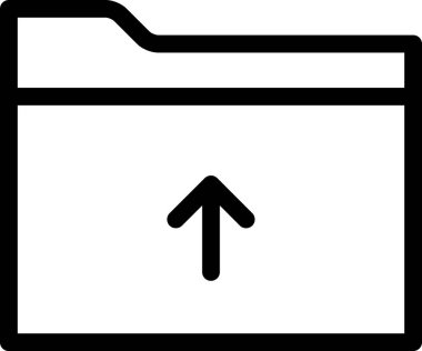 Beyaz arkaplanda izole edilmiş ok simgesi, vektör illüstrasyonu