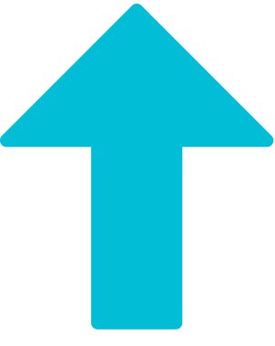 Beyaz arkaplanda izole edilmiş ok yönü, vektör illüstrasyonu