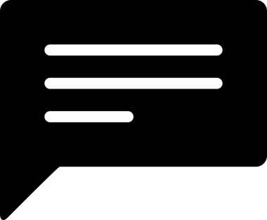 Beyaz arkaplanda izole edilmiş ileti, vektör illüstrasyonu