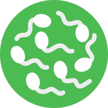 Beyaz arkaplanda izole edilmiş doğurganlık testi simgesi, vektör illüstrasyonu