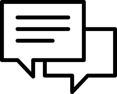  İleti yorum vektörü, illüstrasyon