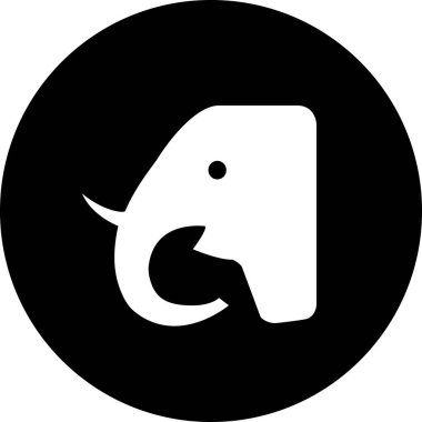 Fil web vektör resimleme arkaplanı 