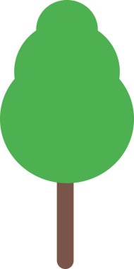 Doğa ağacı illüstrasyon şablonu arka planı 