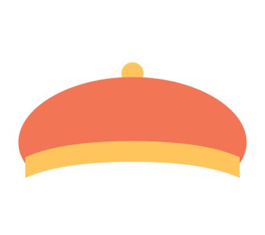 şık şapka vektör ilüstrasyonu 