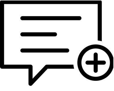  İleti yorum vektörü, illüstrasyon