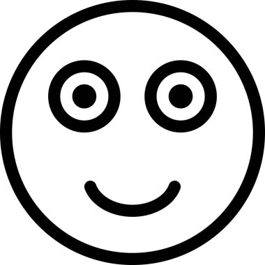 Maskot duygularının modern grafik çizimi Mutlu simge