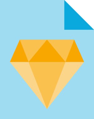 Beyaz arkaplanda izole edilmiş elmas simgesi, vektör illüstrasyonu