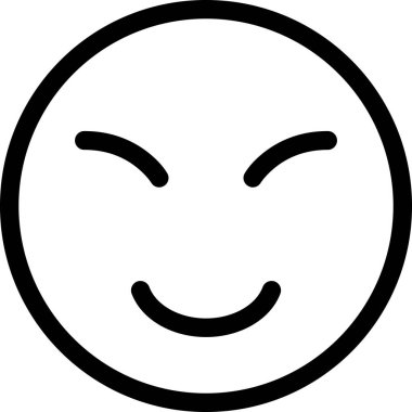 Maskot duygularının modern grafik çizimi Mutlu simge