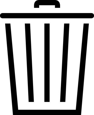 Simge vektörünü, illüstrasyonunu sil