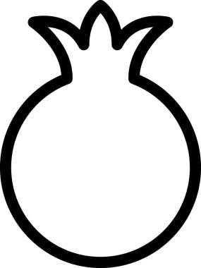 Nar 'ın vektör şablonu