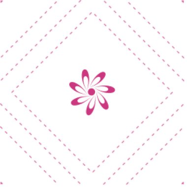 Kusursuz çiçek deseninin vektör şablonu 