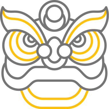 aslan web vektör resimleme arkaplanı 