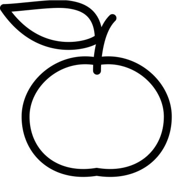 Turuncunun vektör şablonu