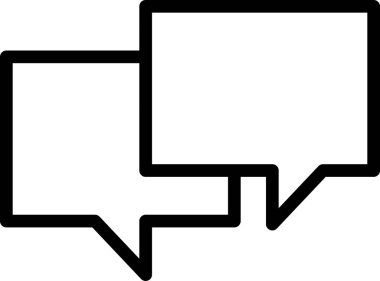  İleti yorum vektörü, illüstrasyon