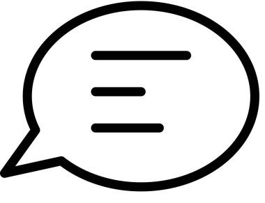  İleti yorum vektörü, illüstrasyon