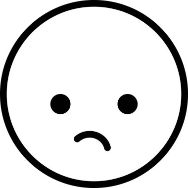 Düşünen avatar, emoticon konsept vektör çizimi