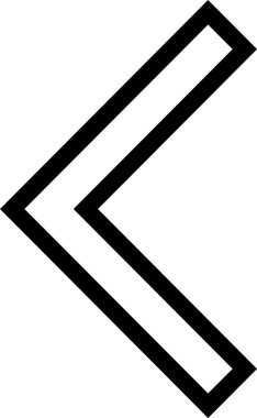 Beyaz arkaplanda izole edilmiş ok yönü, vektör illüstrasyonu