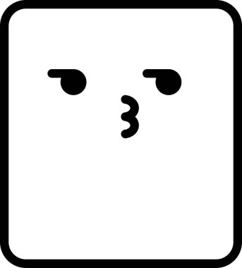 ıslık avatarı, duygu konsepti vektör çizimi