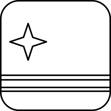 Aruba vektör illüstrasyonunun bayrağı 