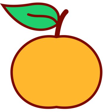 Turuncunun vektör şablonu