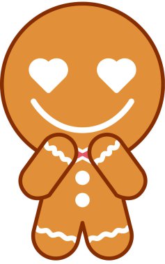 Gülümseme ifadesi yüz ifadeleri vektör illüstrasyonu