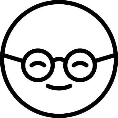 İnek avatarı, emoticon konsept vektör çizimi