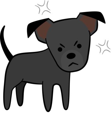 kızgın ifade yüz ifadeleri vektör illüstrasyonu