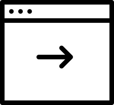 Beyaz arkaplanda izole edilmiş ok simgesi, vektör illüstrasyonu