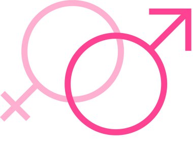 Sevgililer günü kalp simgesi, minimalist vektör illüstrasyonu