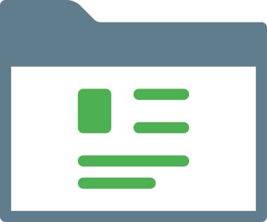 veri dizini simgesi, Vektör İllüstrasyonu