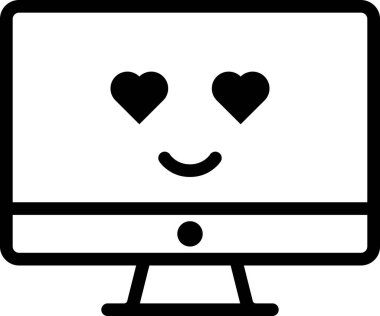 beyaz arkaplanda izole edilmiş mutlu yüz, vektör illüstrasyonu