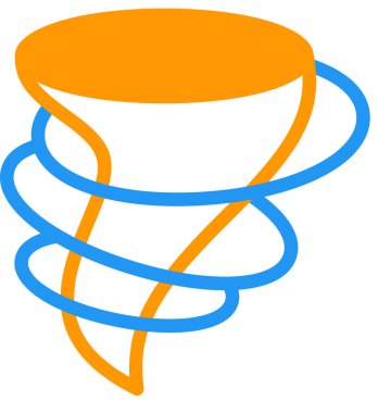 Kasırga web vektör resimleme arkaplanı