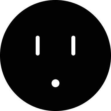 İfade yüz ifadesi duygu simgesi vektörü, telefonda nutku tutulmuş yüz avatarı