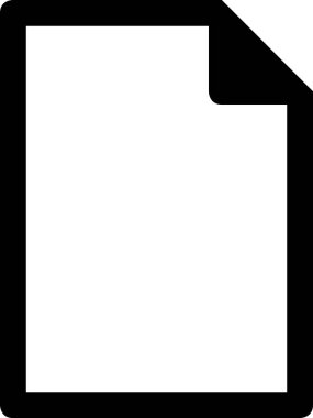 Metin belgesi simgesi, vektör illüstrasyonu