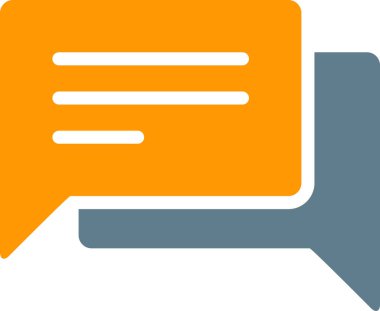  İleti yorum vektörü, illüstrasyon