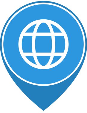 Dünya vektör illüstrasyonunun bayrağı