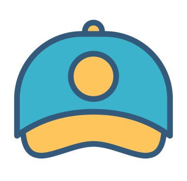 şık şapka vektör ilüstrasyonu 