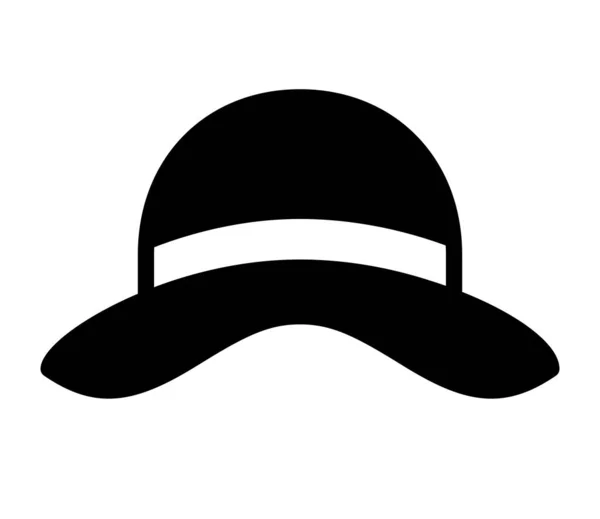 Elegant Hatt Vektor Ilustration — Stock vektor