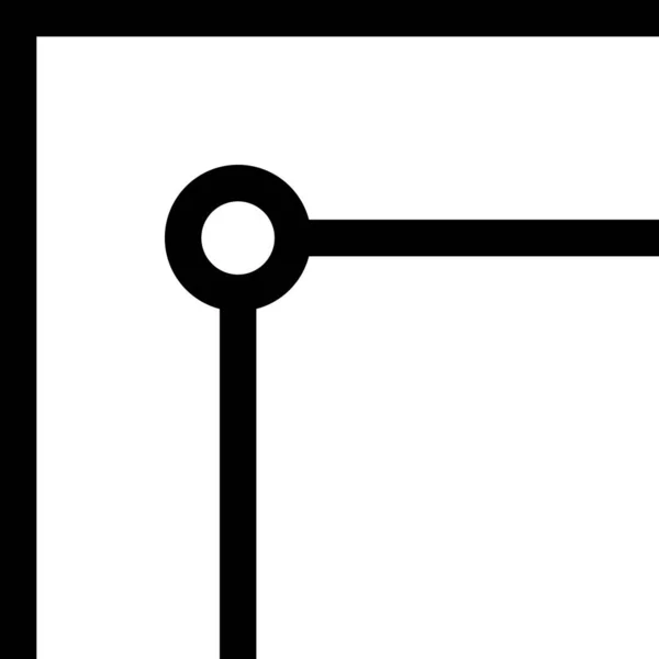 Icône Joint Angulaire Isolé Sur Fond Blanc Illustration Vectorielle Isolé — Image vectorielle