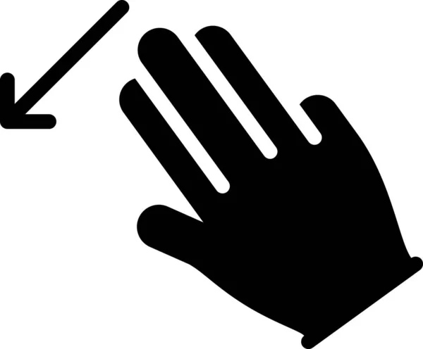 Протягніть Рукою Дотик Пальця — стоковий вектор