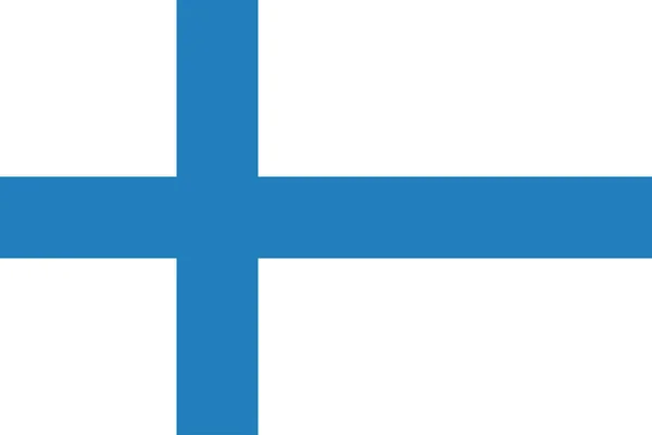 Flag Finland World Flag Concept Background — Stockový vektor