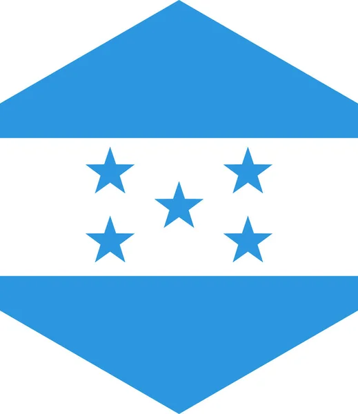 Векторная Иллюстрация Флага Гондураса — стоковый вектор