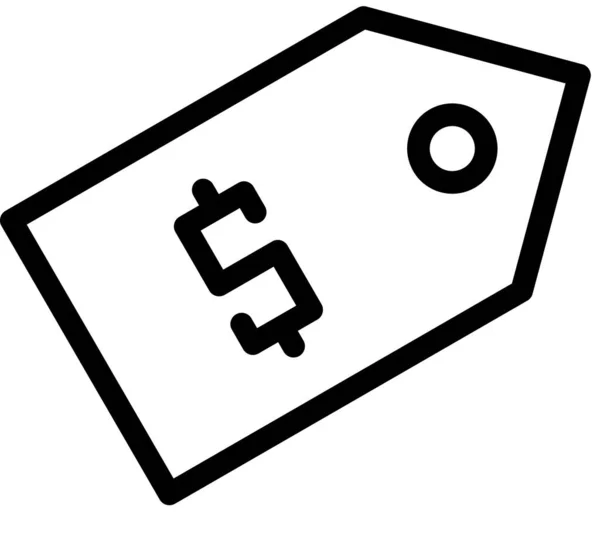 Vector Illustratie Van Geld Teken Bedrijf Financiën Concept — Stockvector