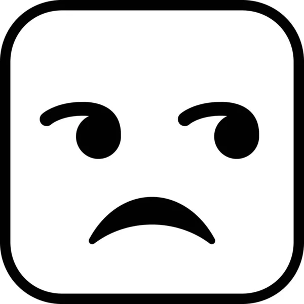 Moderní Grafický Vektorový Ilustrace Maskota Emoce Emoční Oslnění — Stockový vektor
