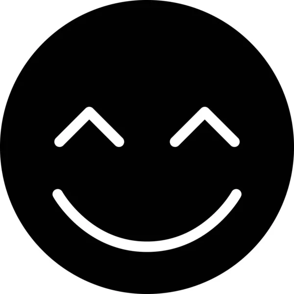 表情ベクトル幸せな顔のアバター — ストックベクタ